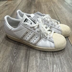 Adidas x stüssy superstar human made trainers